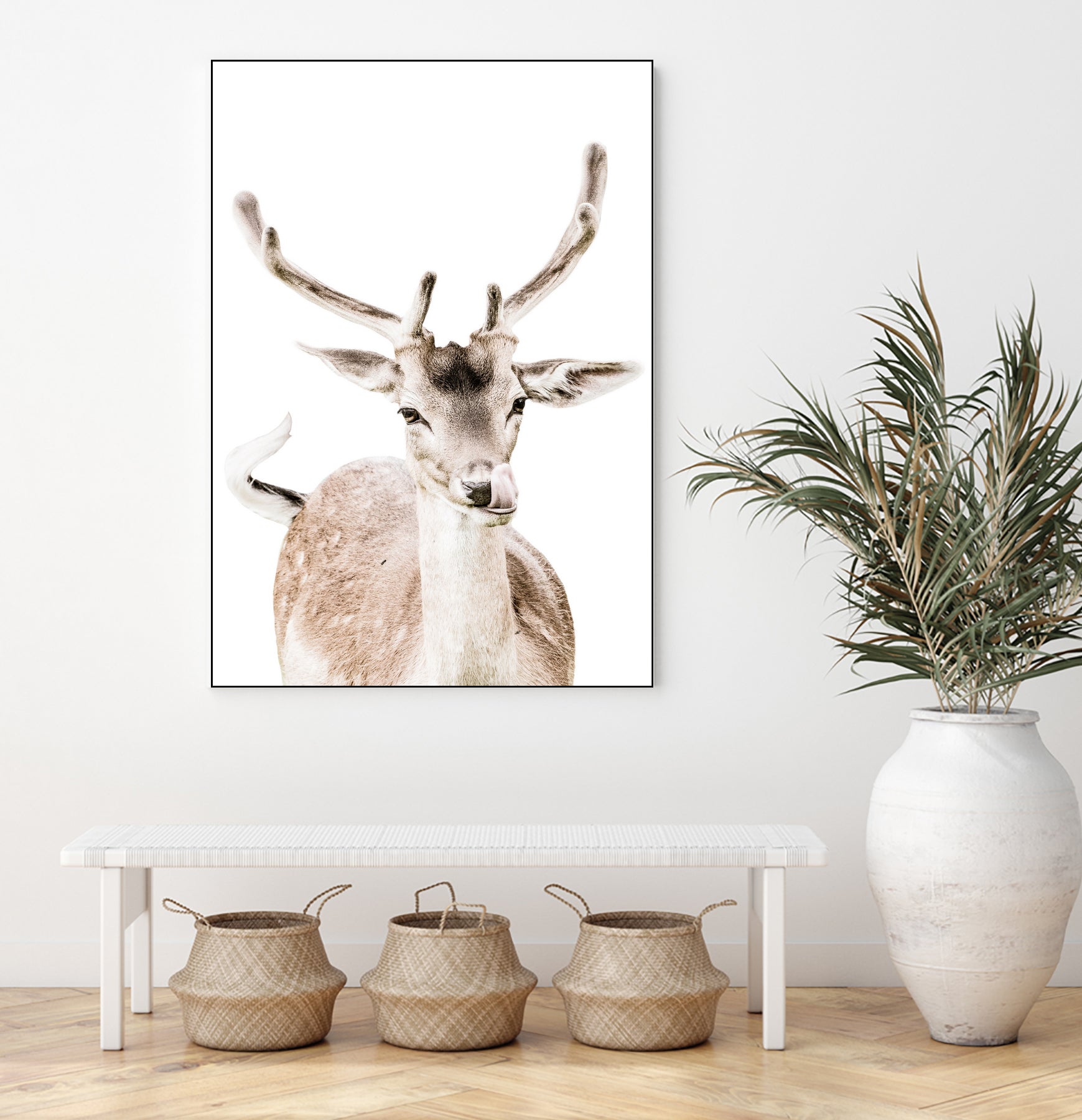 Deer I by Victoria Frost on GIANT ART - white photo manipulation