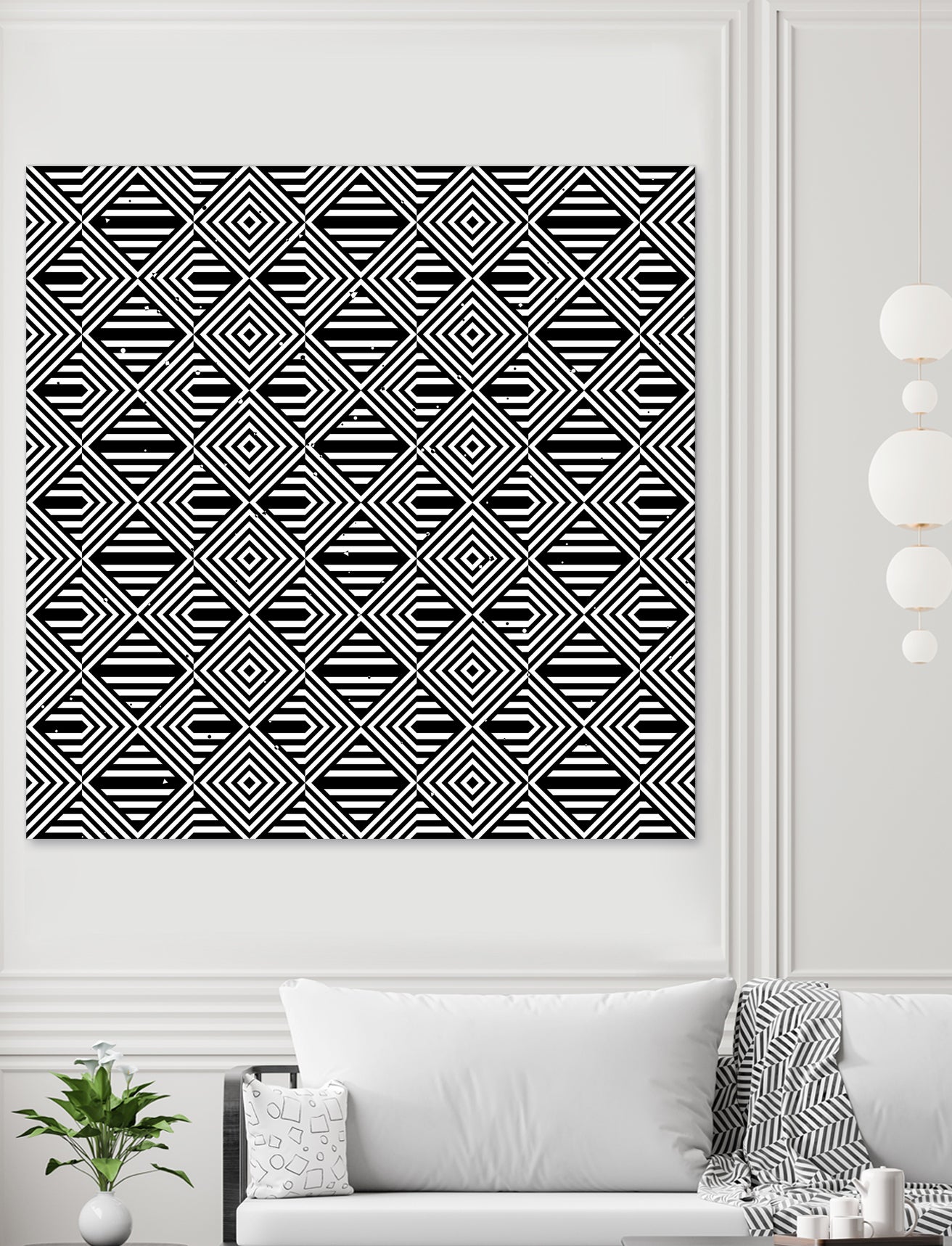 Pattern with striped lines by Divin Creador on GIANT ART - black vector illustration