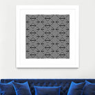 Pattern with striped lines by Divin Creador on GIANT ART - black vector illustration