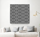 Pattern with striped lines by Divin Creador on GIANT ART - black vector illustration