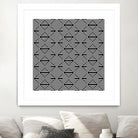 Pattern with striped lines by Divin Creador on GIANT ART - black vector illustration