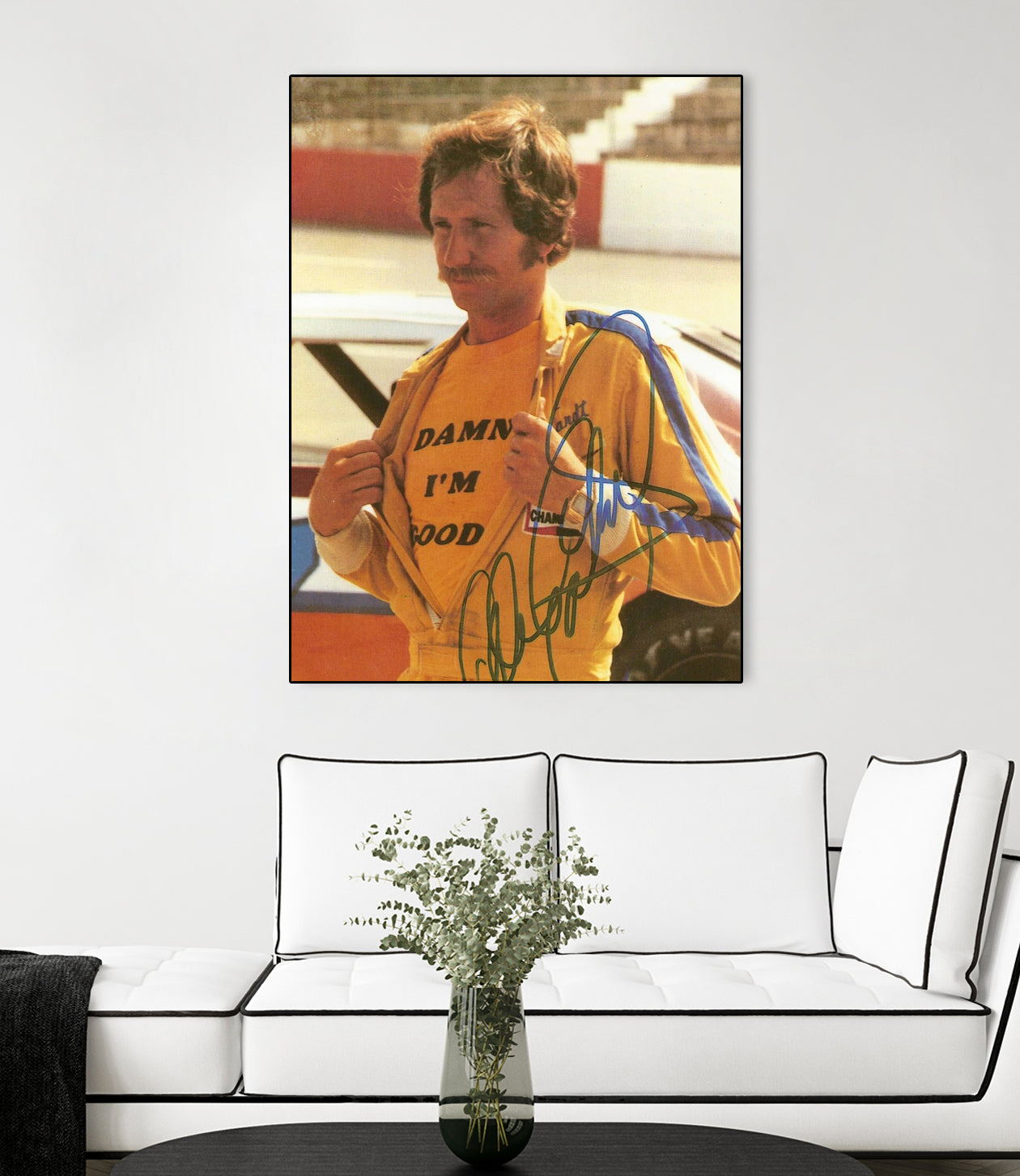 Damn I’m Good, Dale Earnhardt, The Intimidator, NASCAR by ALMA Studio on GIANT ART - brown photo manipulation