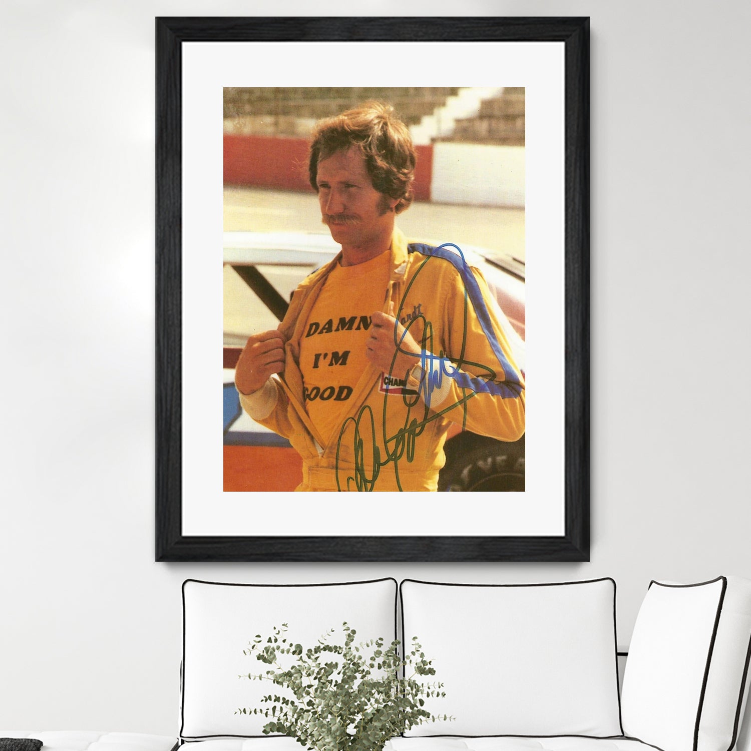 Damn I’m Good, Dale Earnhardt, The Intimidator, NASCAR by ALMA Studio on GIANT ART - brown photo manipulation