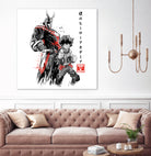 Hero Academy sumi-e by Antonio Camarena on GIANT ART - white digital painting