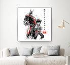 Hero Academy sumi-e by Antonio Camarena on GIANT ART - white digital painting