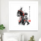 Hero Academy sumi-e by Antonio Camarena on GIANT ART - white digital painting