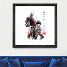 Hero Academy sumi-e by Antonio Camarena on GIANT ART - white digital painting