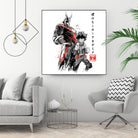 Hero Academy sumi-e by Antonio Camarena on GIANT ART - white digital painting