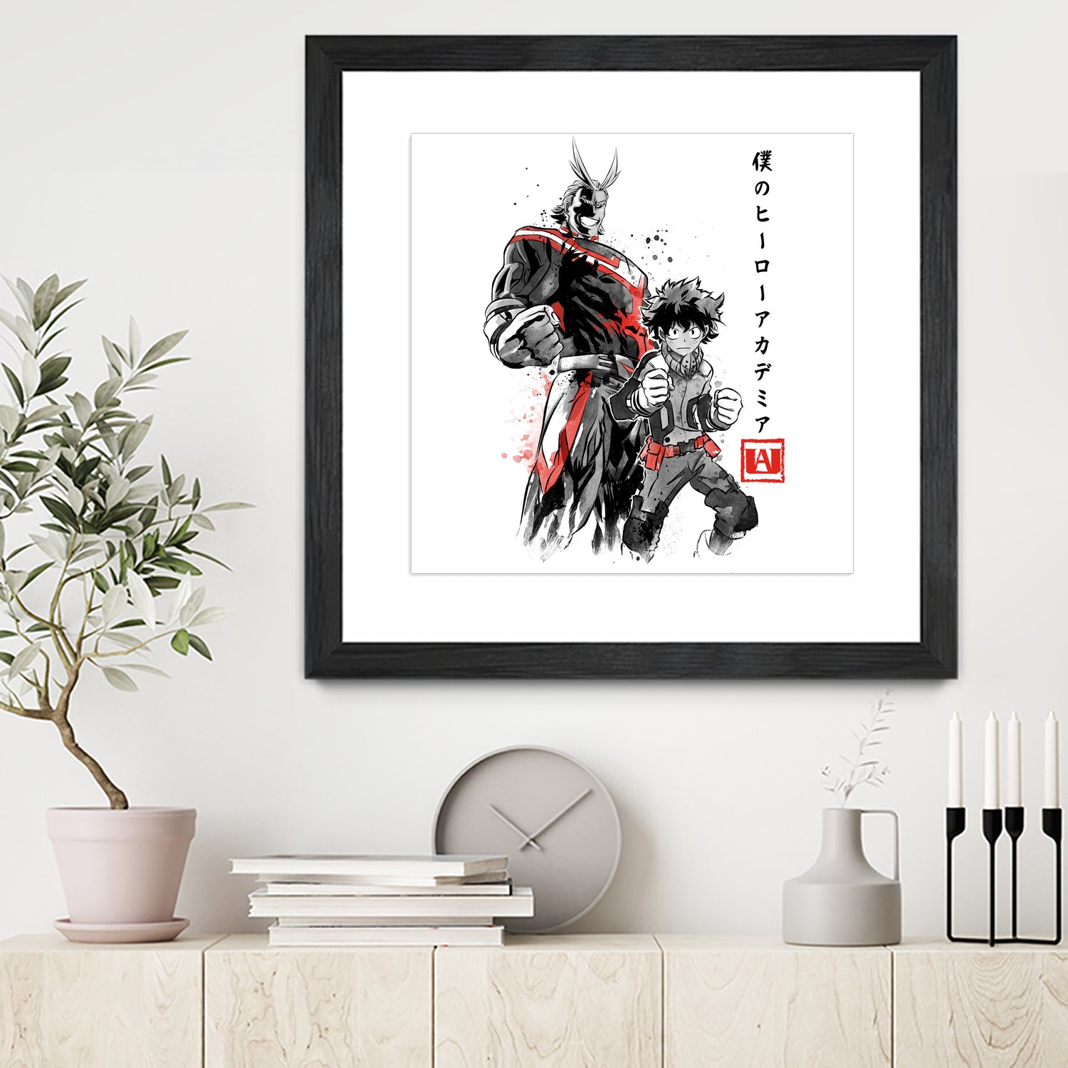 Hero Academy sumi-e by Antonio Camarena on GIANT ART - white digital painting