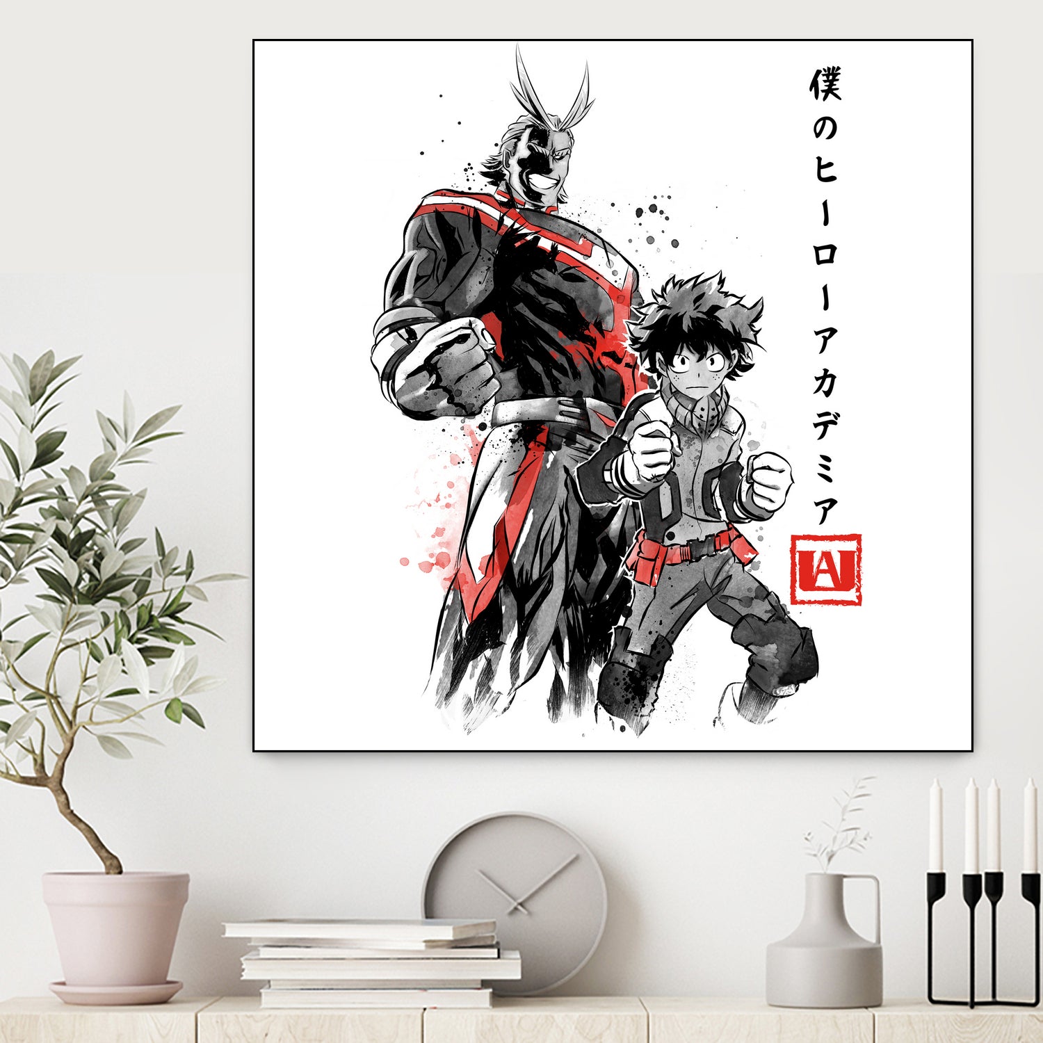 Hero Academy sumi-e by Antonio Camarena on GIANT ART - white digital painting