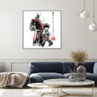 Hero Academy sumi-e by Antonio Camarena on GIANT ART - white digital painting