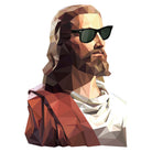 Jesus Born to be Cool by Gabriel Ruiz on GIANT ART - brown photo illustration