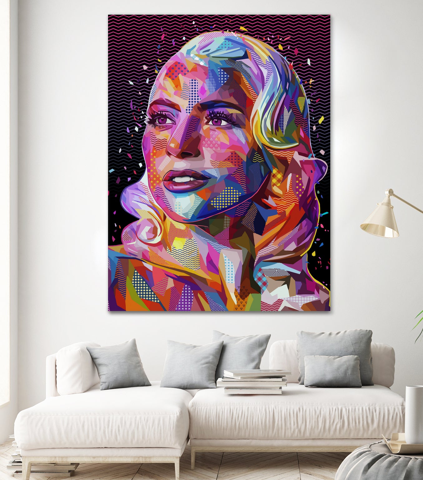 pop-gaga by Alessandro Pautasso on GIANT ART - fuchsia digital painting