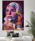 pop-gaga by Alessandro Pautasso on GIANT ART - fuchsia digital painting