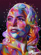 pop-gaga by Alessandro Pautasso on GIANT ART - fuchsia digital painting