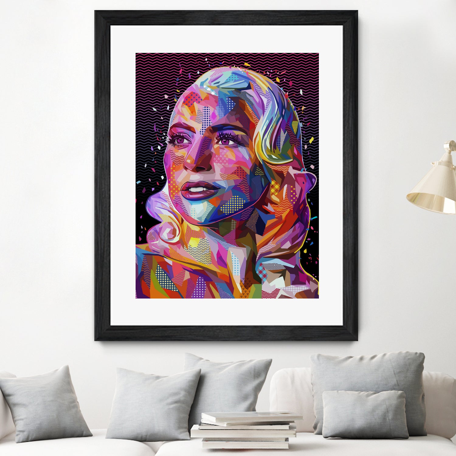 pop-gaga by Alessandro Pautasso on GIANT ART - fuchsia digital painting