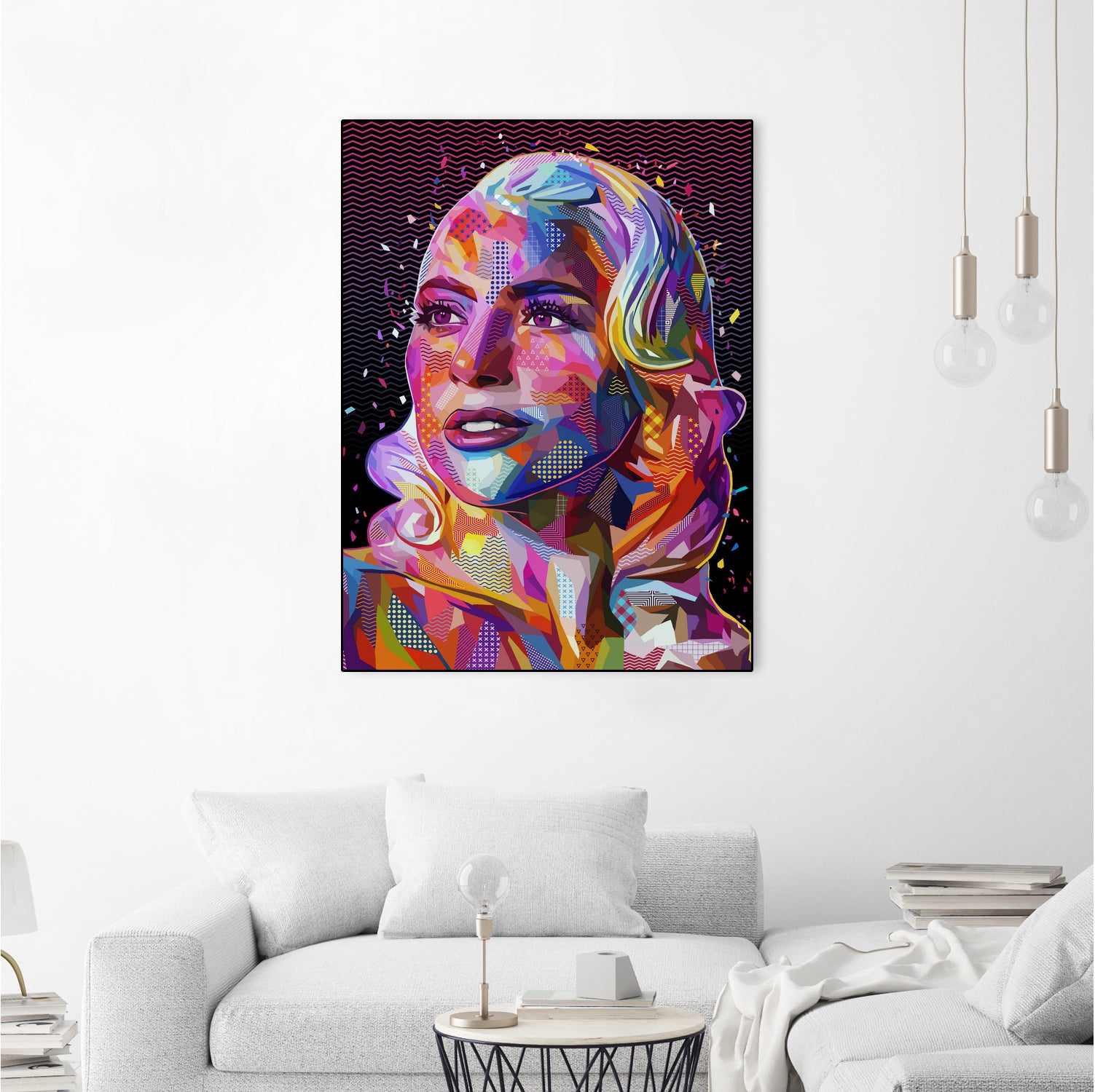 pop-gaga by Alessandro Pautasso on GIANT ART - fuchsia digital painting