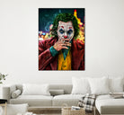 Smoking Joker Pt.1 by Arcadia Wiryawan on GIANT ART - red digital painting