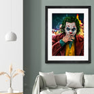 Smoking Joker Pt.1 by Arcadia Wiryawan on GIANT ART - red digital painting