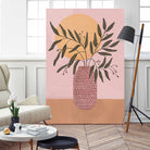 olive branch by Laura Graves on GIANT ART - pink digital painting