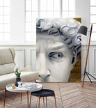 David by Matthew Holden Bates on GIANT ART - gray mixed media