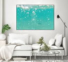 Underwater Caribbean Bubbles Dream 2 by ©AnitasBellasArt on GIANT ART - blue coastal sea,ocean,turquoise,water