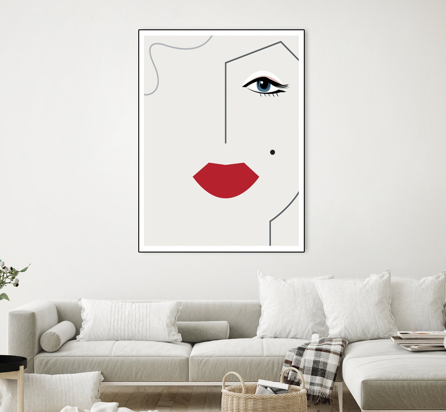 Marilyn Monroe by Camilla Victoria Szilagyi on GIANT ART - red digital drawing