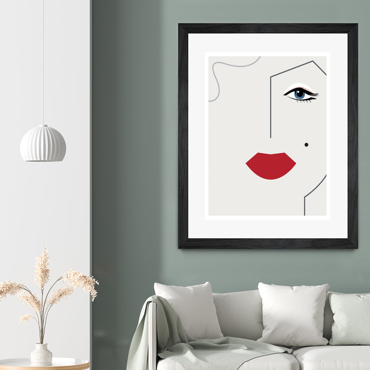 Marilyn Monroe by Camilla Victoria Szilagyi on GIANT ART - red digital drawing