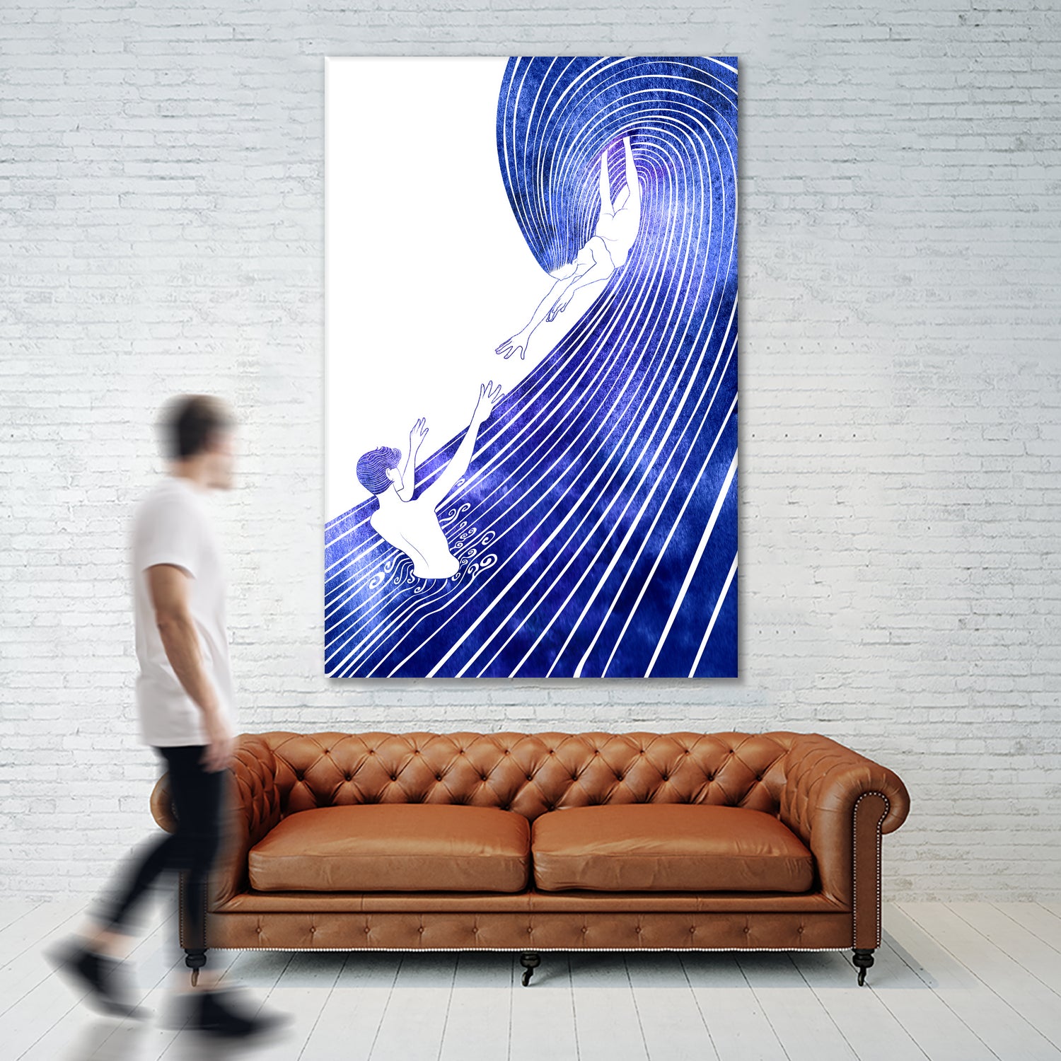 Sao by Stevyn Llewellyn on GIANT ART - blue digital painting