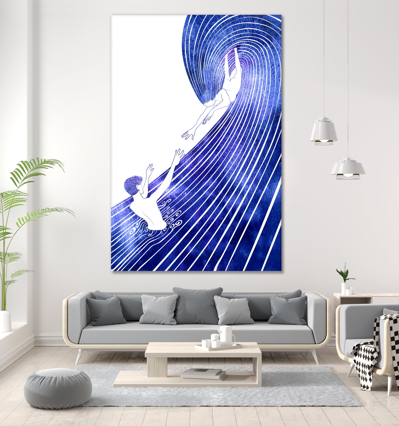 Sao by Stevyn Llewellyn on GIANT ART - blue digital painting