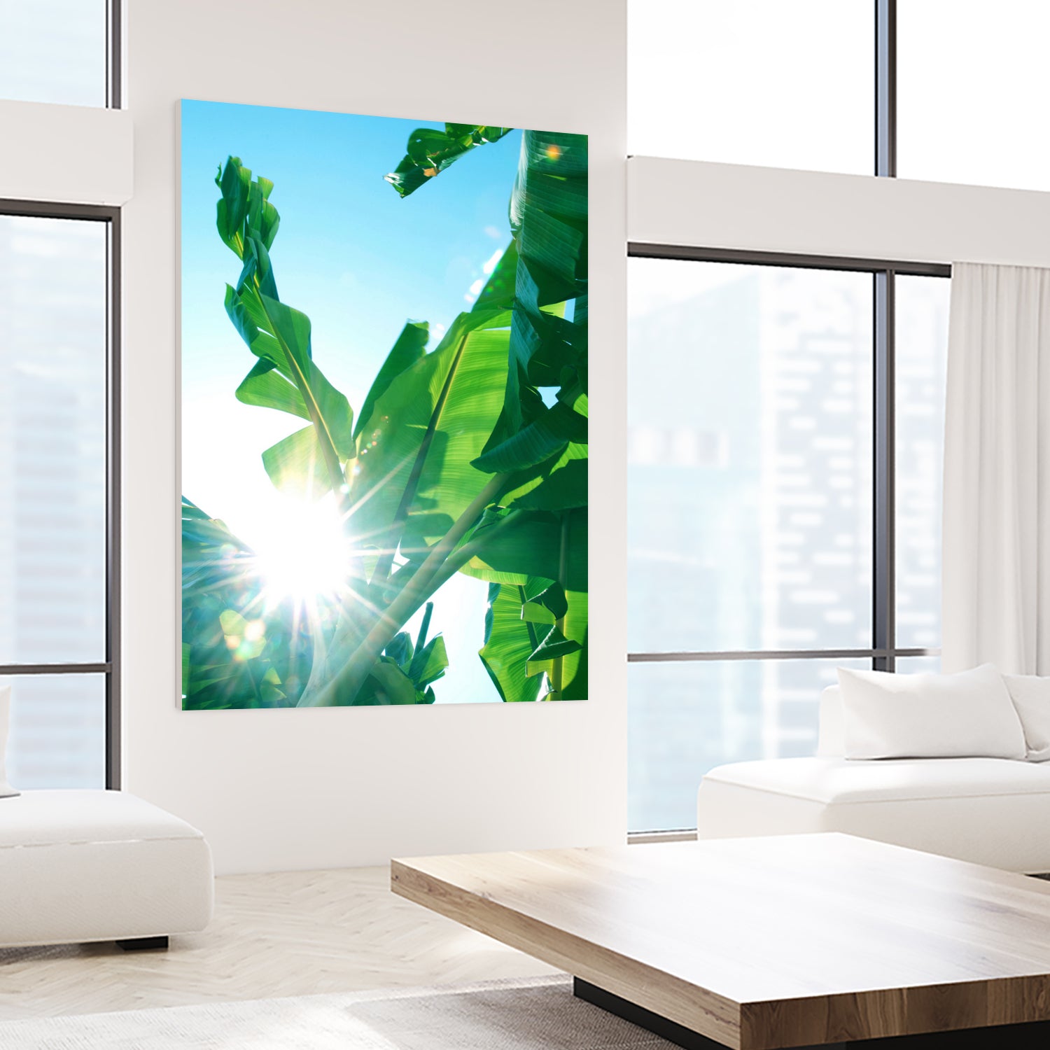 Banana Leaves Delight #1 #tropical #decor #art by Anita & Bella Jantz on GIANT ART - green photo illustration