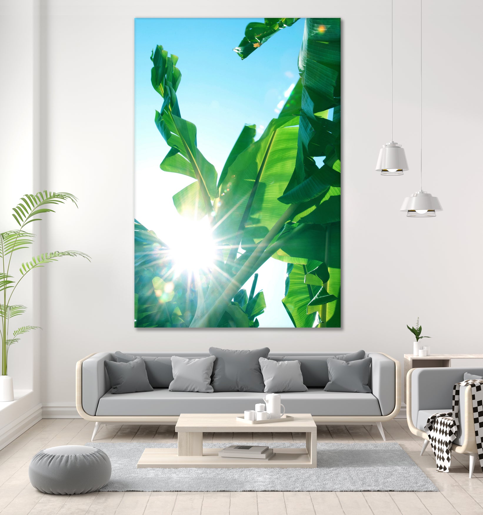 Banana Leaves Delight #1 #tropical #decor #art by Anita & Bella Jantz on GIANT ART - green photo illustration