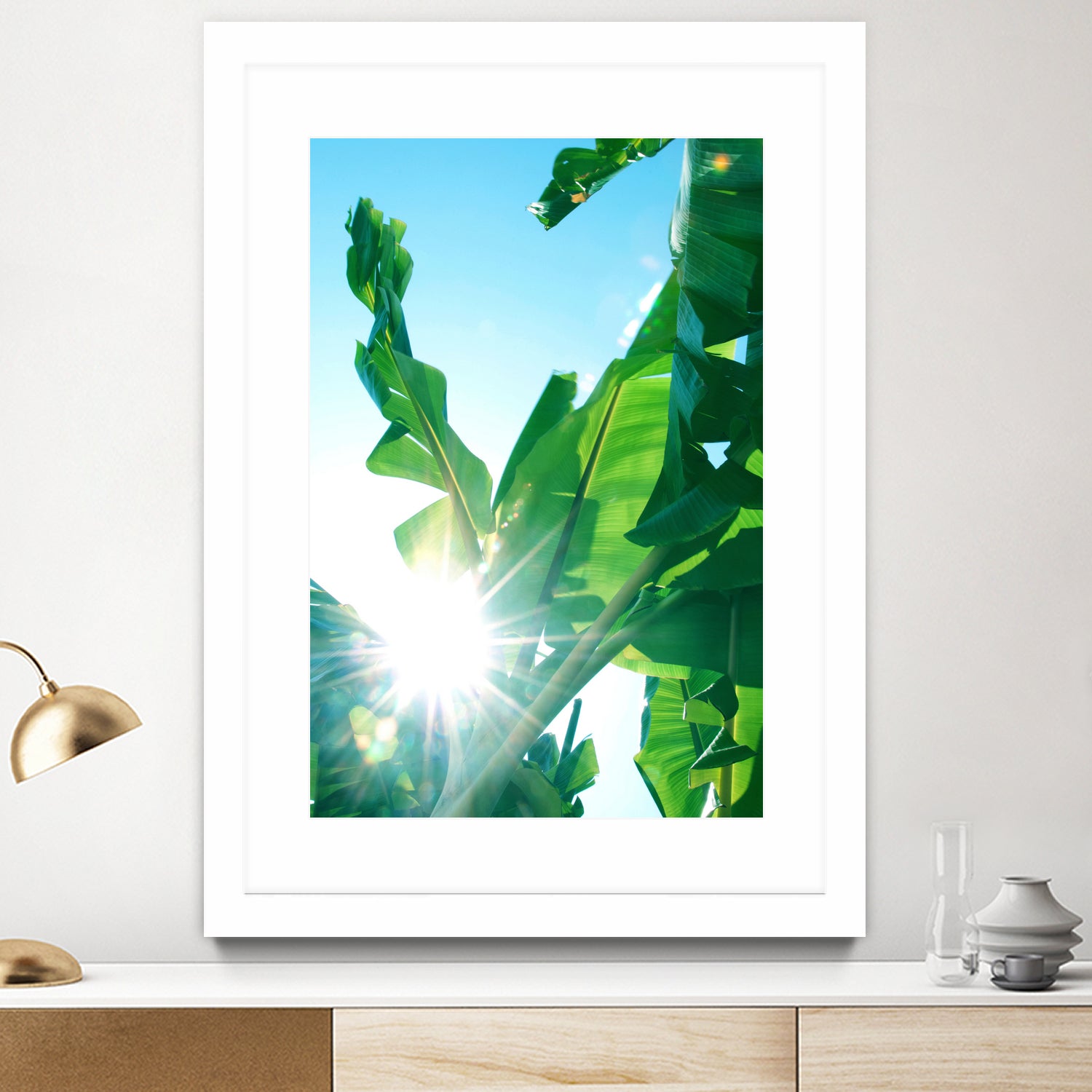 Banana Leaves Delight #1 #tropical #decor #art by Anita & Bella Jantz on GIANT ART - green photo illustration