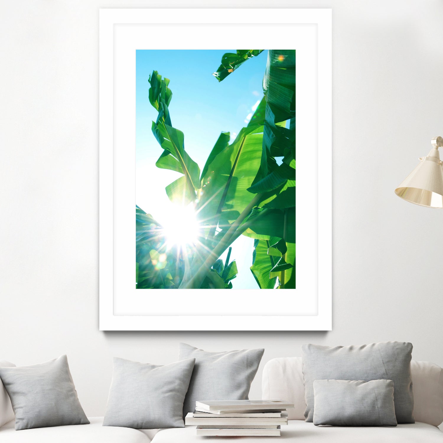 Banana Leaves Delight #1 #tropical #decor #art by Anita & Bella Jantz on GIANT ART - green photo illustration