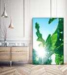 Banana Leaves Delight #1 #tropical #decor #art by Anita & Bella Jantz on GIANT ART - green photo illustration