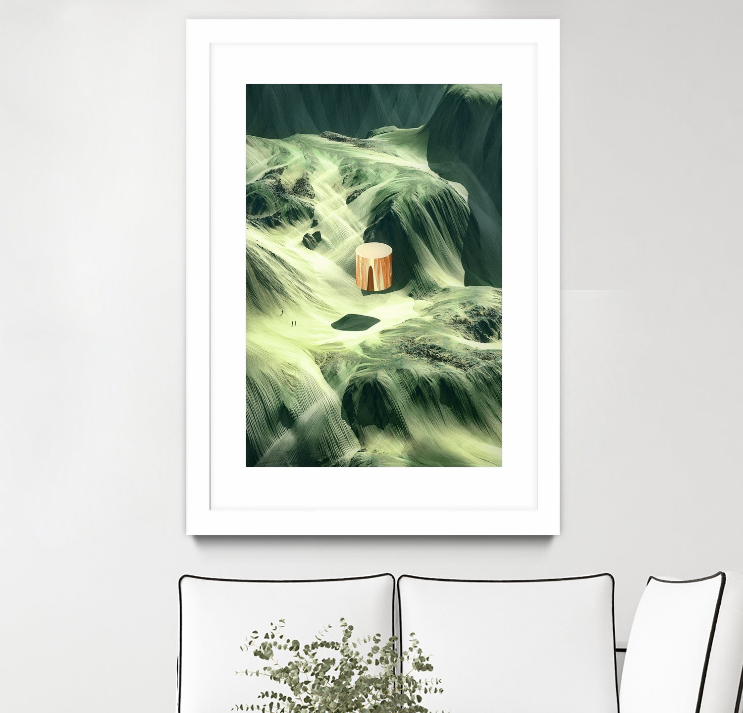 Shapes in Nature 6 by . Chaotic Atmospheres on GIANT ART - green digital painting