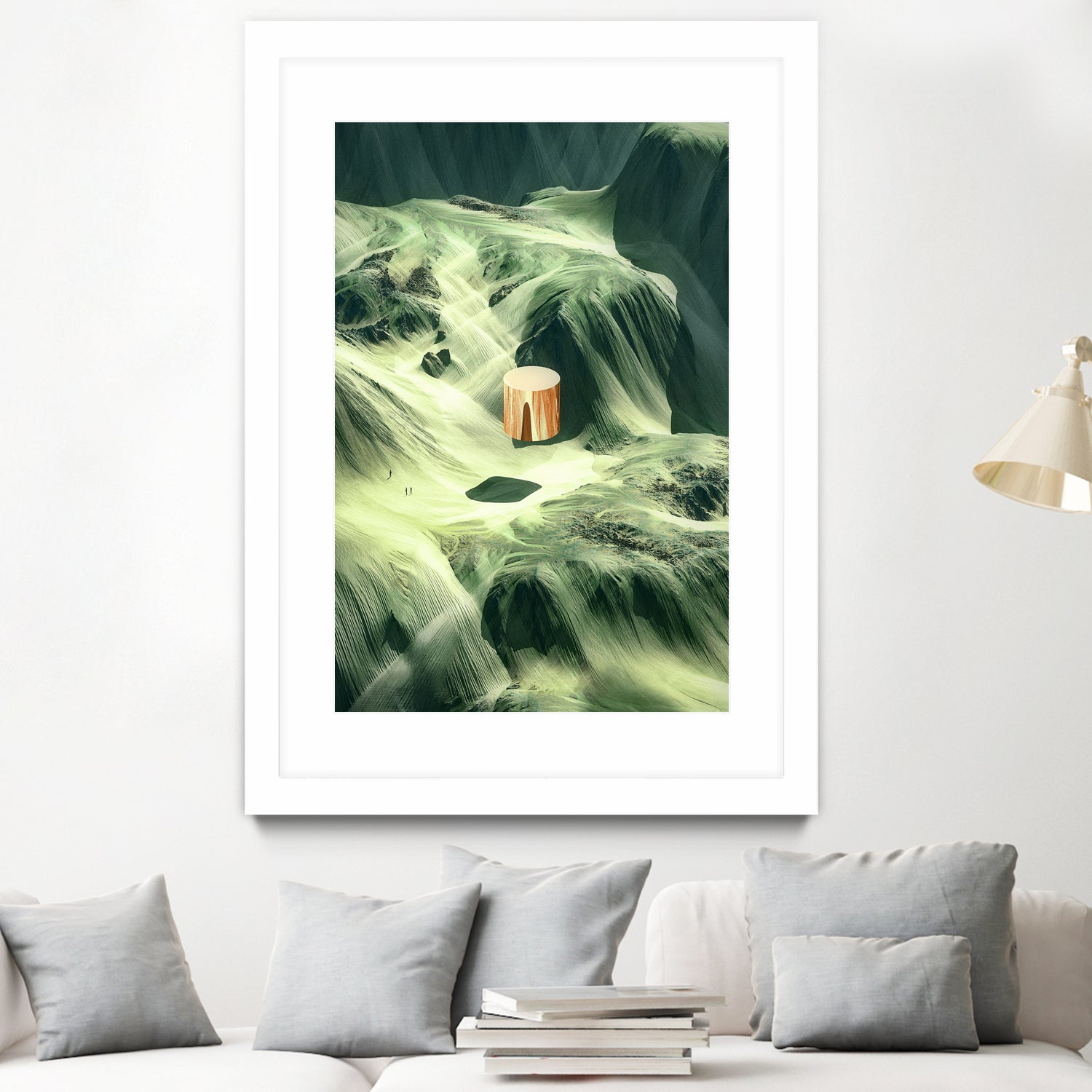 Shapes in Nature 6 by . Chaotic Atmospheres on GIANT ART - green digital painting