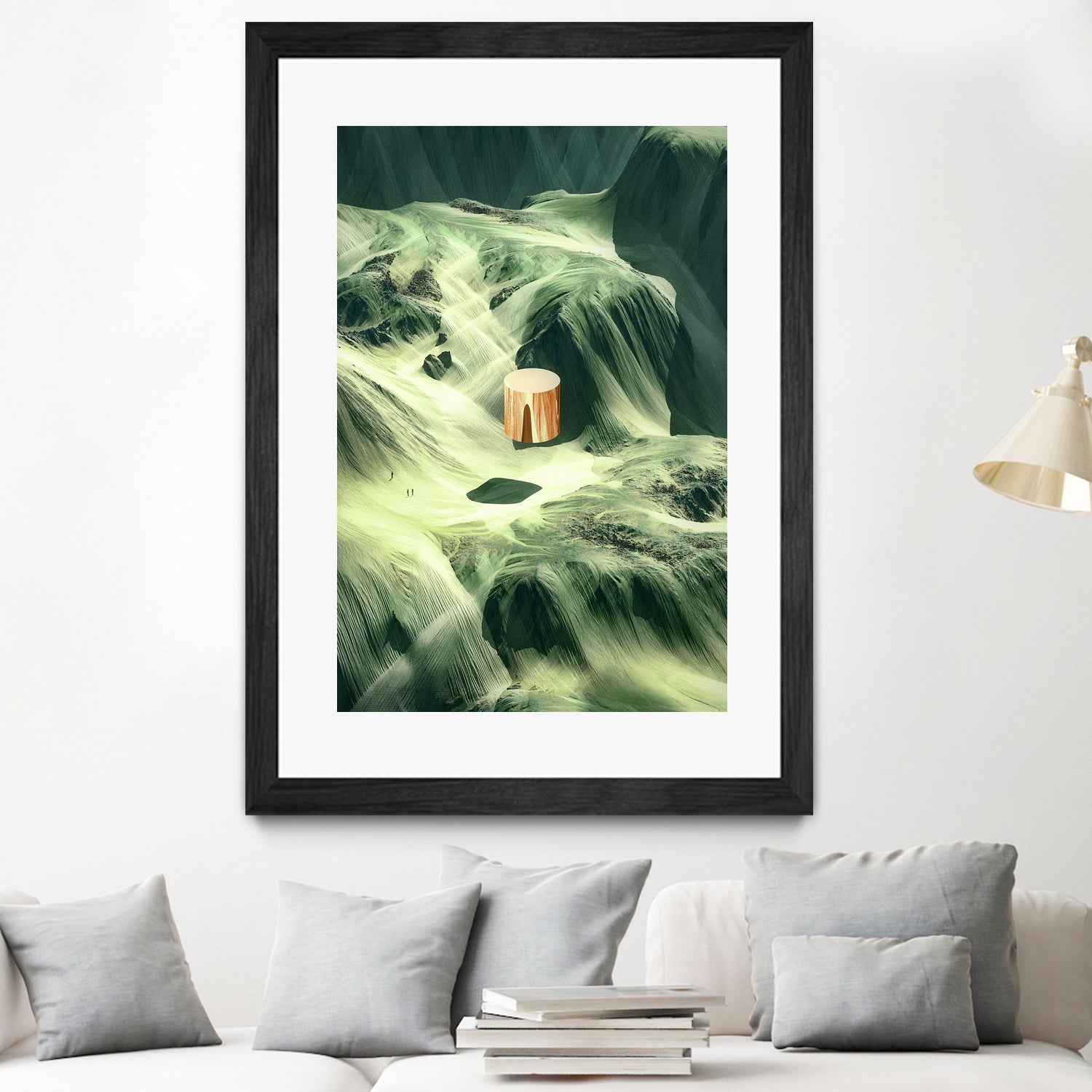 Shapes in Nature 6 by . Chaotic Atmospheres on GIANT ART - green digital painting