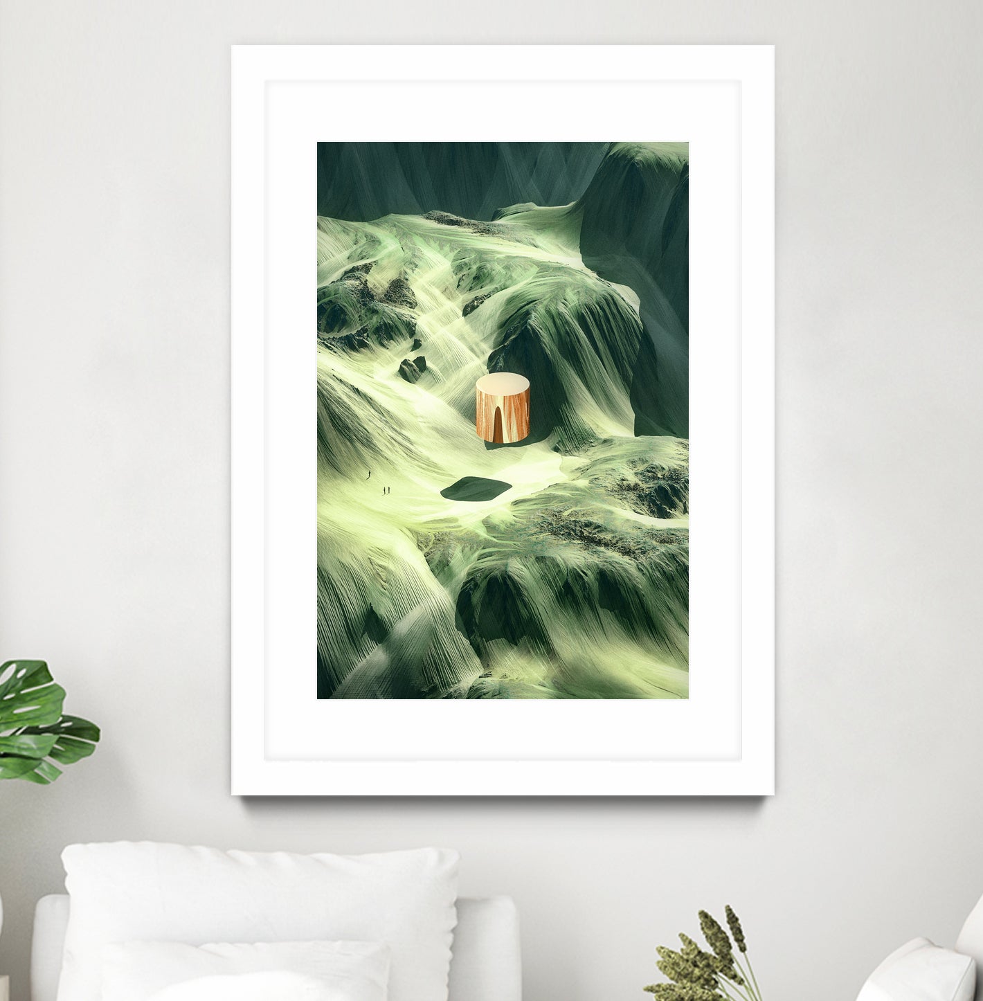 Shapes in Nature 6 by . Chaotic Atmospheres on GIANT ART - green digital painting