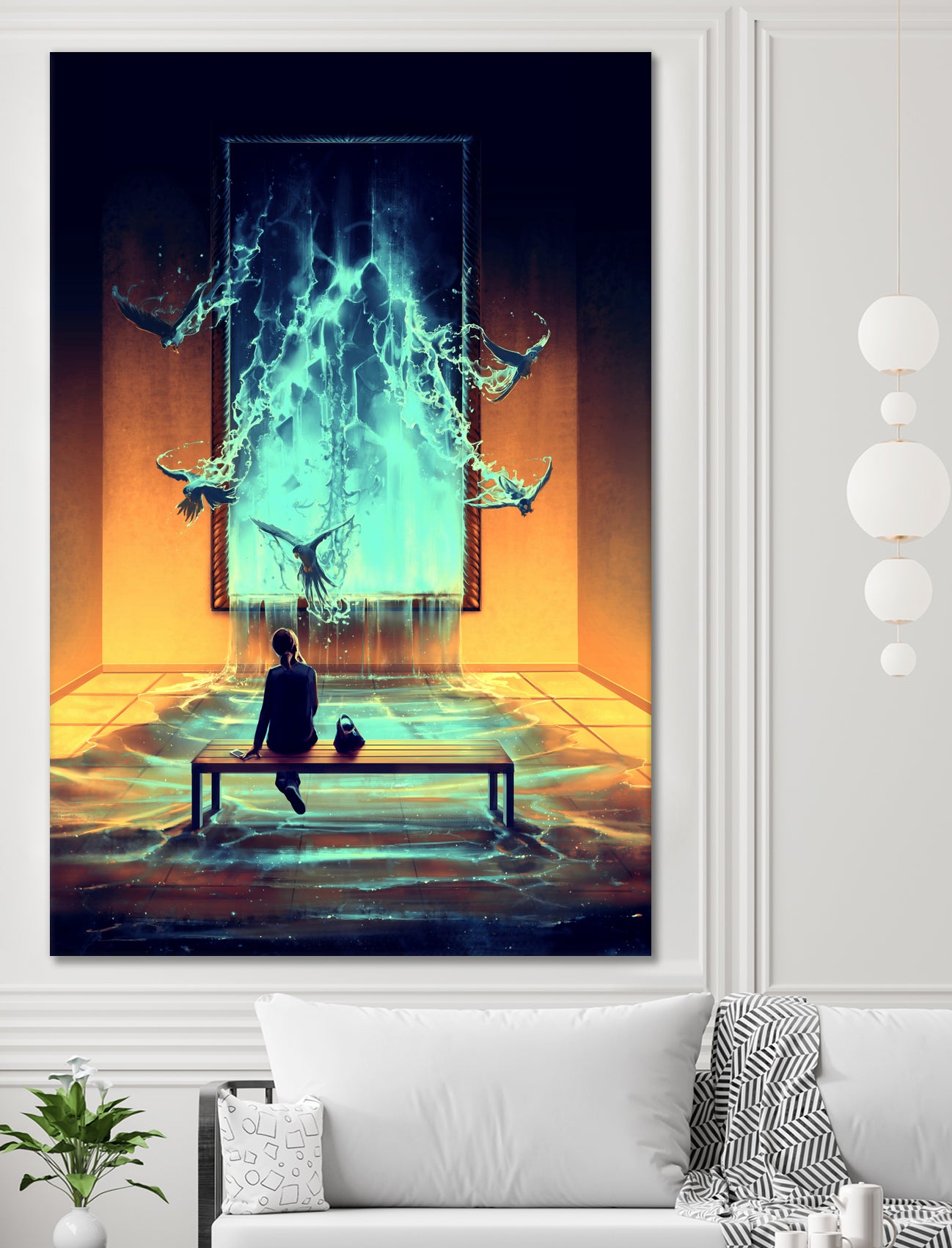 A painting as a door by Cyril Rolando on GIANT ART - digital painting