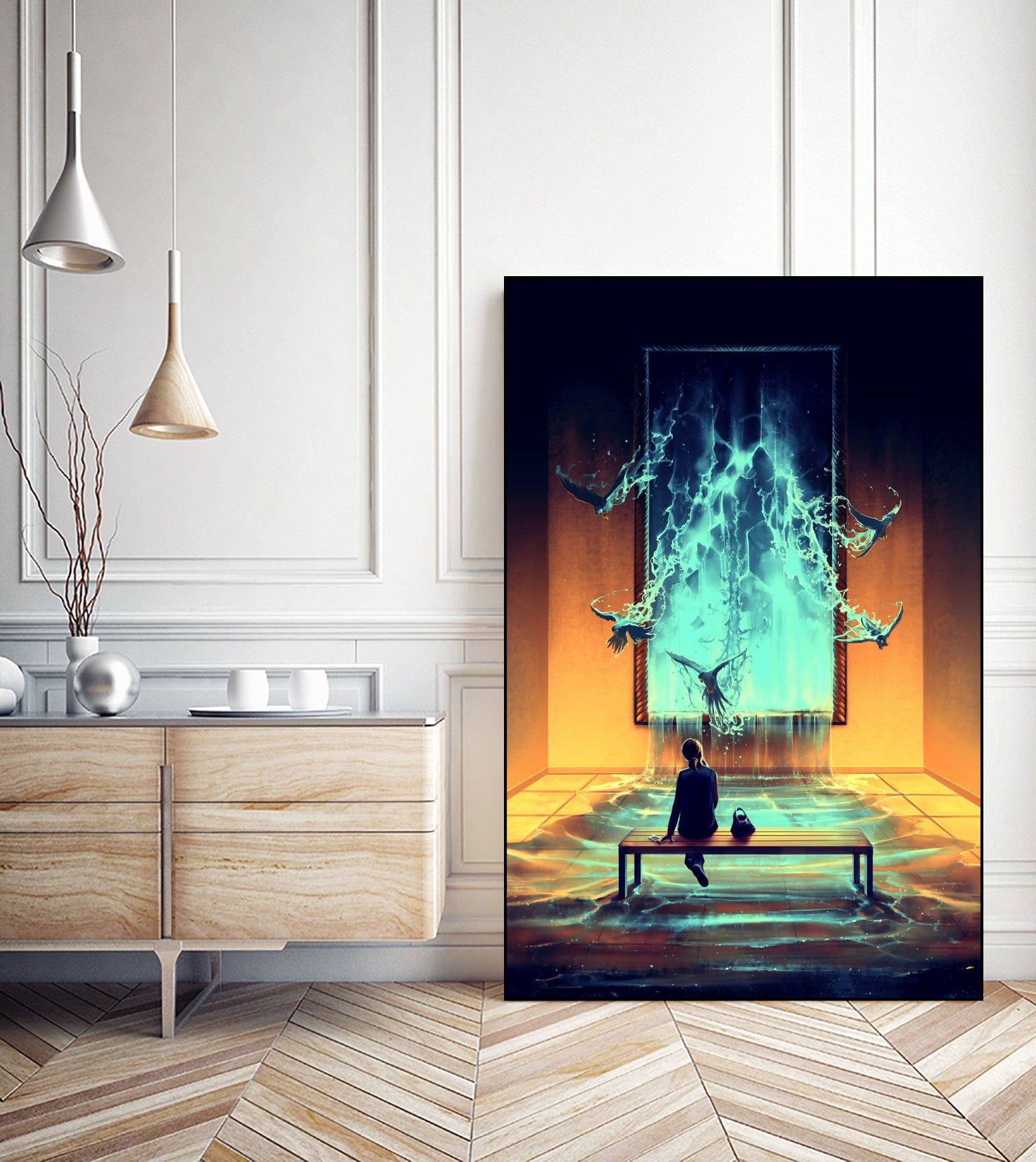 A painting as a door by Cyril Rolando on GIANT ART - digital painting