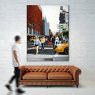 SoHo New York City by Matthew Holden Bates on GIANT ART - red mixed media