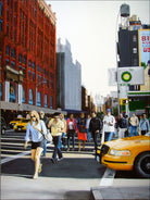 SoHo New York City by Matthew Holden Bates on GIANT ART - red mixed media