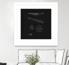 Baseball Bat Patent - Black by Finlay McNevin on GIANT ART - black typography