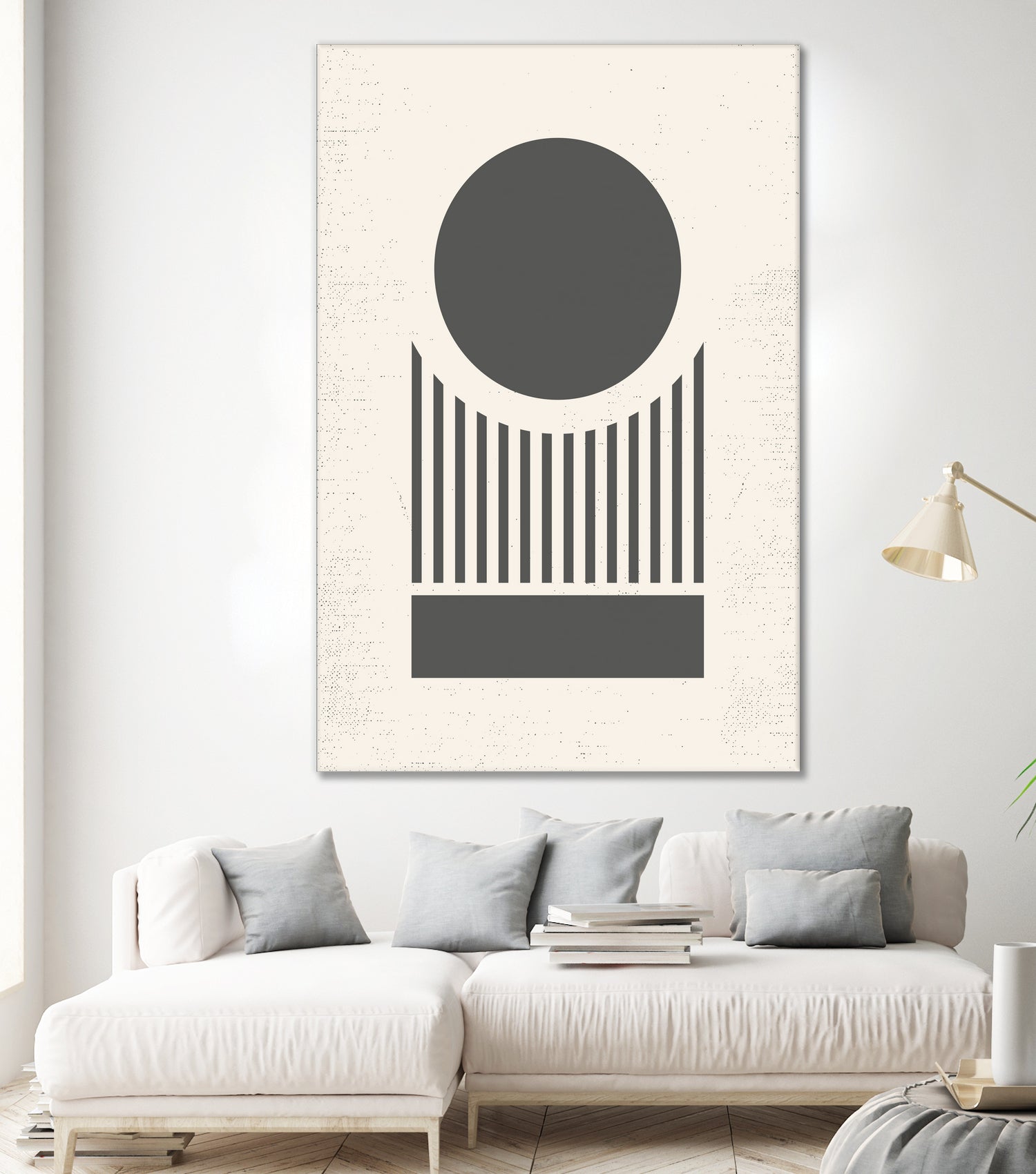 Mid Century Modern Geometry 02 by Studio North on GIANT ART - black digital drawing