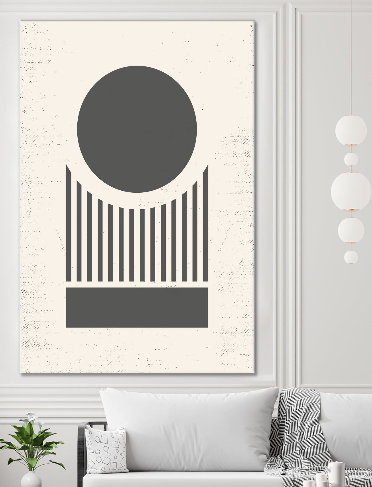 Mid Century Modern Geometry 02 by Studio North on GIANT ART - black digital drawing