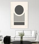 Mid Century Modern Geometry 02 by Studio North on GIANT ART - black digital drawing