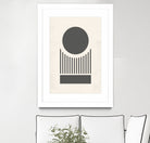 Mid Century Modern Geometry 02 by Studio North on GIANT ART - black digital drawing