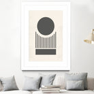 Mid Century Modern Geometry 02 by Studio North on GIANT ART - black digital drawing