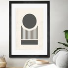 Mid Century Modern Geometry 02 by Studio North on GIANT ART - black digital drawing